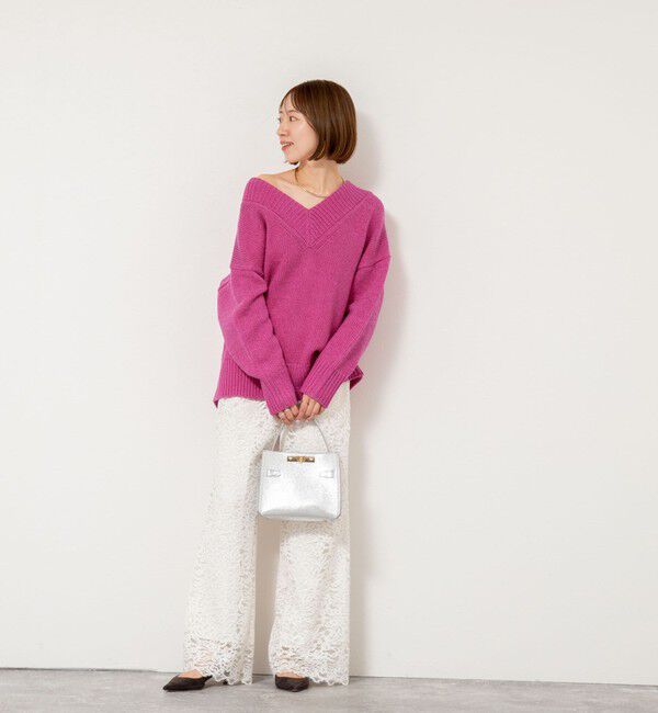 NOLLEY'S sophi「モールレースセミフレアパンツ」|その他|