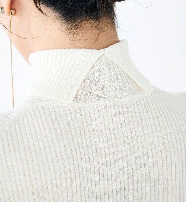 NOLLEY'S「《手洗い可能》3&times;2リブ配色タートルネック」|ニット・セーター|
