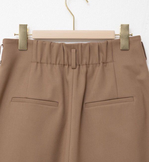 NOLLEY'S sophi「《セットアップ対応》ウォッシャブルウール混ツイルハイウエストワイドパンツ」|その他|