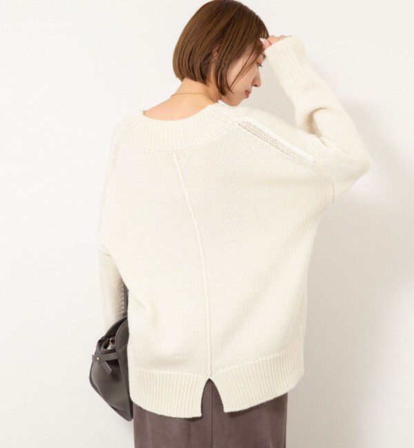 NOLLEY'S sophi「ブライト紡毛Vネックプルオーバー」|ニット・セーター|
