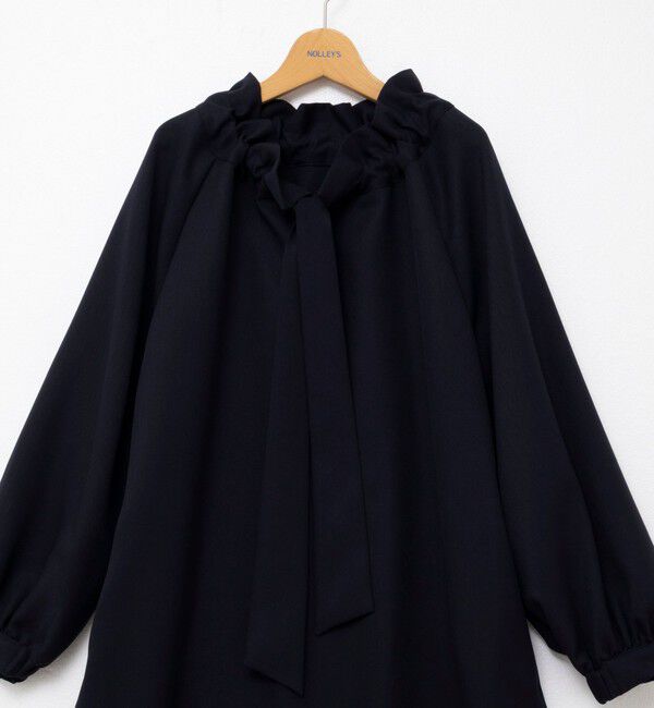 NOLLEY'S「ウォッシャブル2WAYリボンギャザーワンピース」|ワンピース|