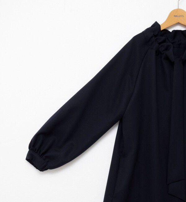 NOLLEY'S「ウォッシャブル2WAYリボンギャザーワンピース」|ワンピース|