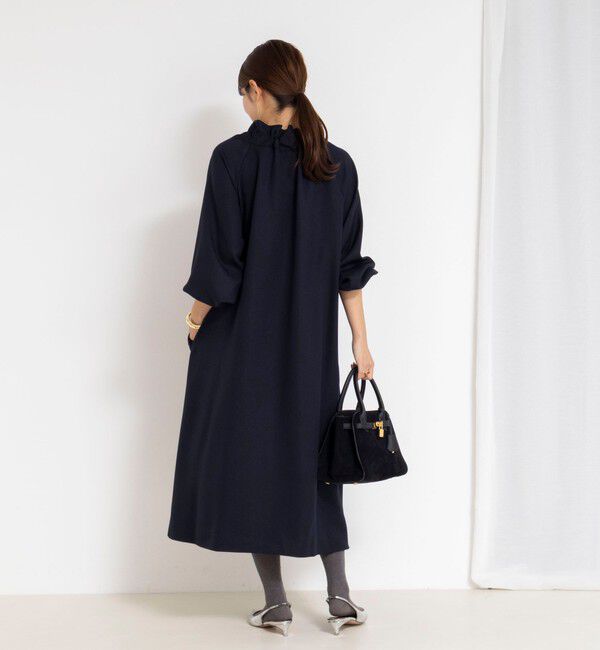 NOLLEY'S「ウォッシャブル2WAYリボンギャザーワンピース」|ワンピース|