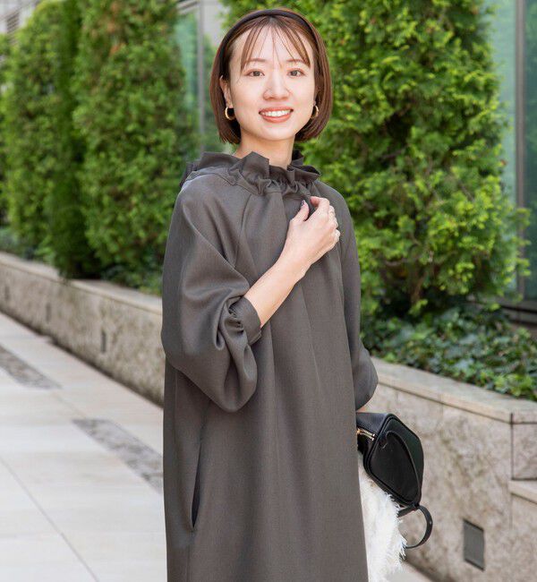 NOLLEY'S「ウォッシャブル2WAYリボンギャザーワンピース」|ワンピース|