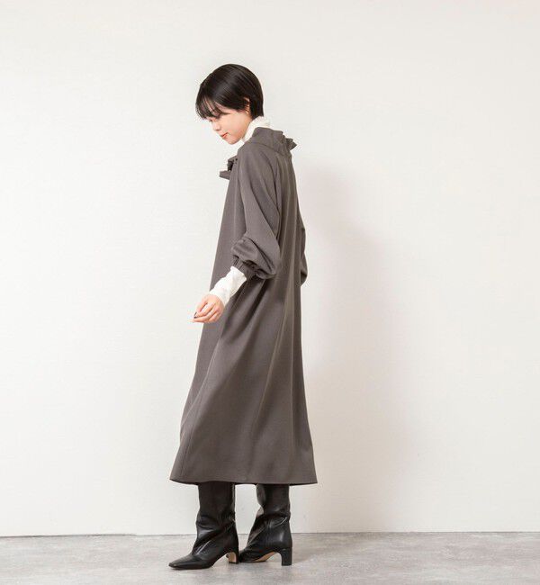 NOLLEY'S「ウォッシャブル2WAYリボンギャザーワンピース」|ワンピース|