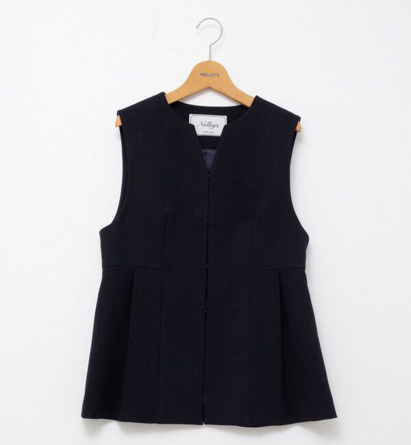 NOLLEY'S「《セットアップ対応》ウォッシャブルサージストレッチジレ」|ベスト・ジレ|