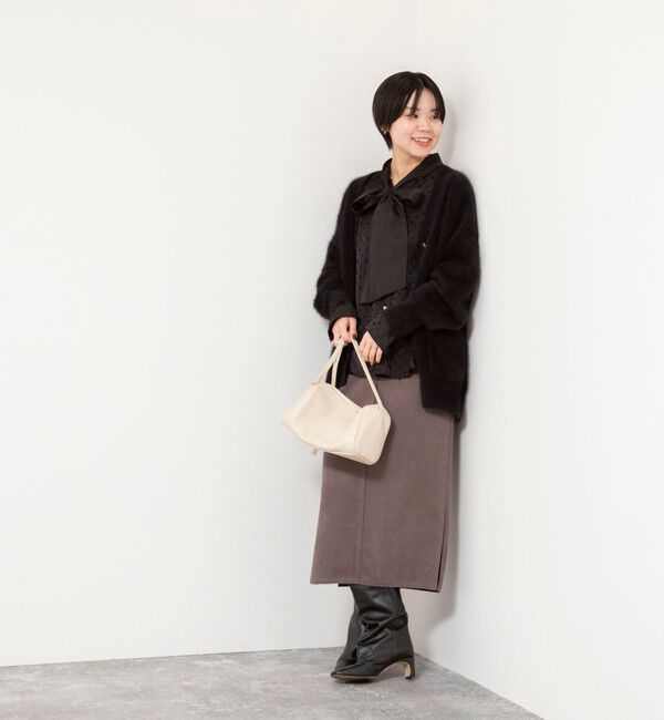 NOLLEY'S sophi「ウォッシャブルサテンドビーボウタイブラウス」|シャツ・ブラウス|