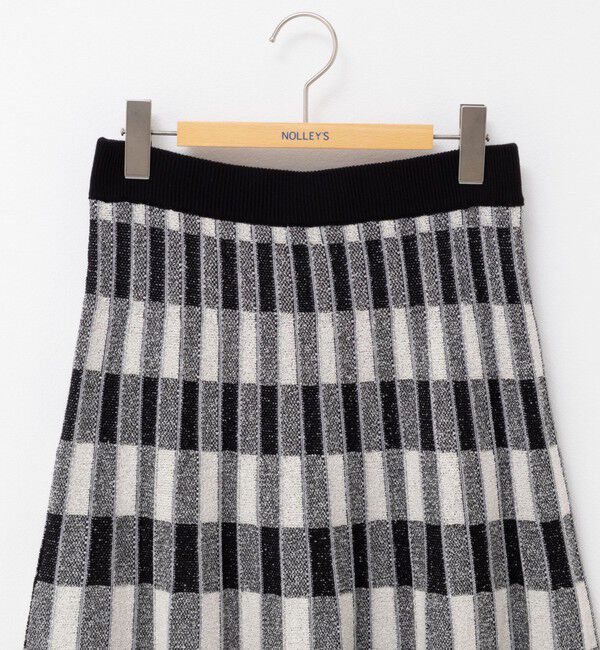 NOLLEY'S「《手洗い可能》チェックニットスカート」|スカート|