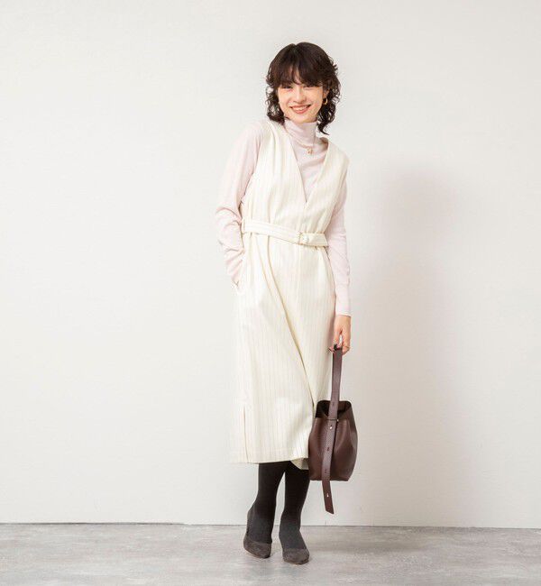 NOLLEY'S sophi「ウォッシャブルベルト付きジャンスカ」|ジャンパースカート|