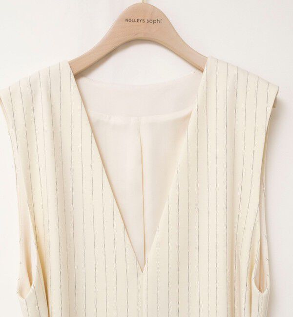 NOLLEY'S sophi「ウォッシャブルベルト付きジャンスカ」|ジャンパースカート|