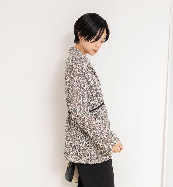 NOLLEY'S sophi「モールレースジャケット」|テーラードジャケット|