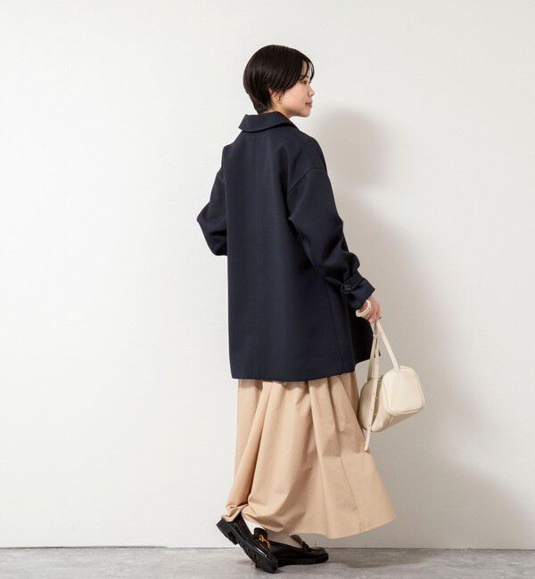 NOLLEY'S「ウォッシャブルトリプルクロス3WAYステンカラーコート」|ステンカラーコート|