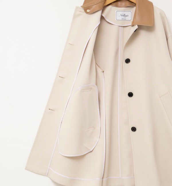 NOLLEY'S「ウォッシャブルトリプルクロス3WAYステンカラーコート」|ステンカラーコート|