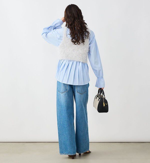 NOLLEY'S sophi「《手洗い可能》ラメシャギー2WAYビスチェ」|ニット・セーター|