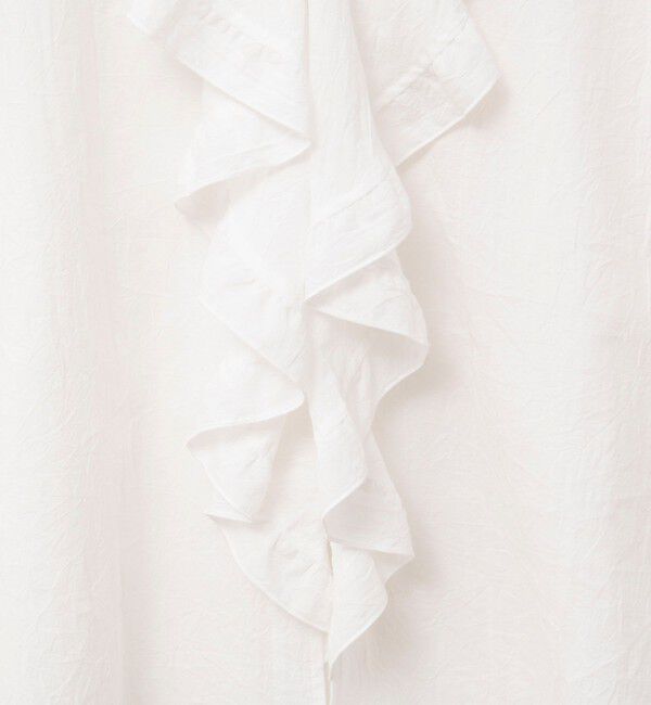 NOLLEY'S「ウォッシャブルラッフルカラーブラウス」|シャツ・ブラウス|