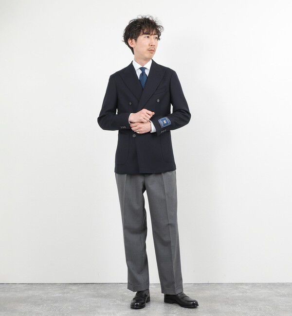 NOLLEY'S goodman「《ビジカジ対応》MARTIN ホップサックダブルJK 26SS」|テーラードジャケット|