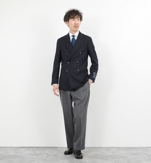 NOLLEY'S goodman「《ビジカジ対応》MARTIN ホップサックダブルJK 26SS」|テーラードジャケット|