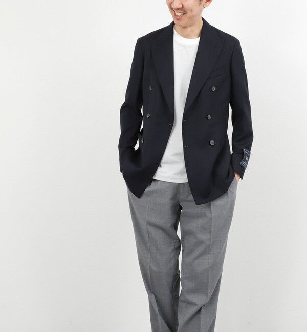 NOLLEY'S goodman「《ビジカジ対応》MARTIN ホップサックダブルJK 26SS」|テーラードジャケット|