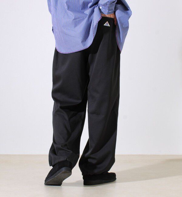 GLOSTER「【GEVACO】ドロストイージーパンツ ストレッチツイル 裾ドローコード付き」|チノ|