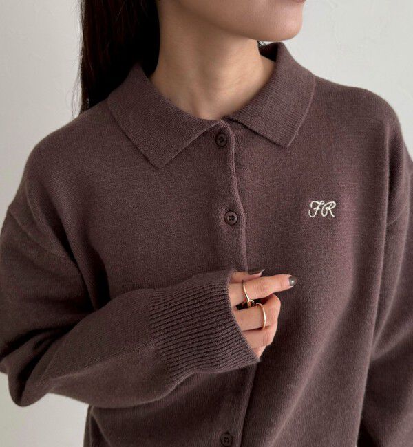 fredy emue「ニットシャツカーディガン バブーシュカ付き」|ニット・セーター|