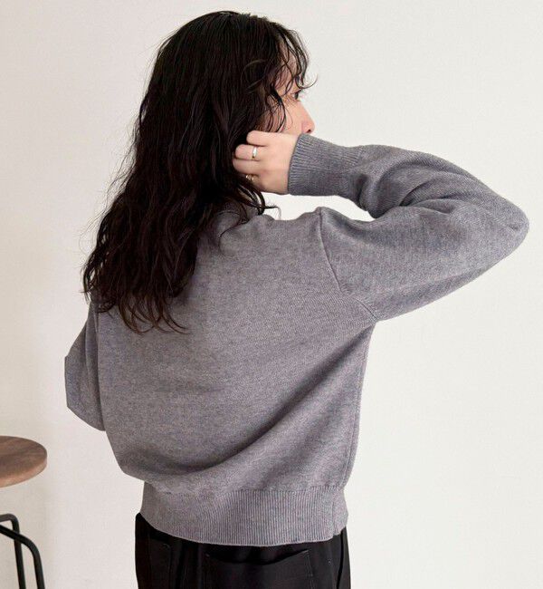 fredy emue「ニットシャツカーディガン バブーシュカ付き」|ニット・セーター|