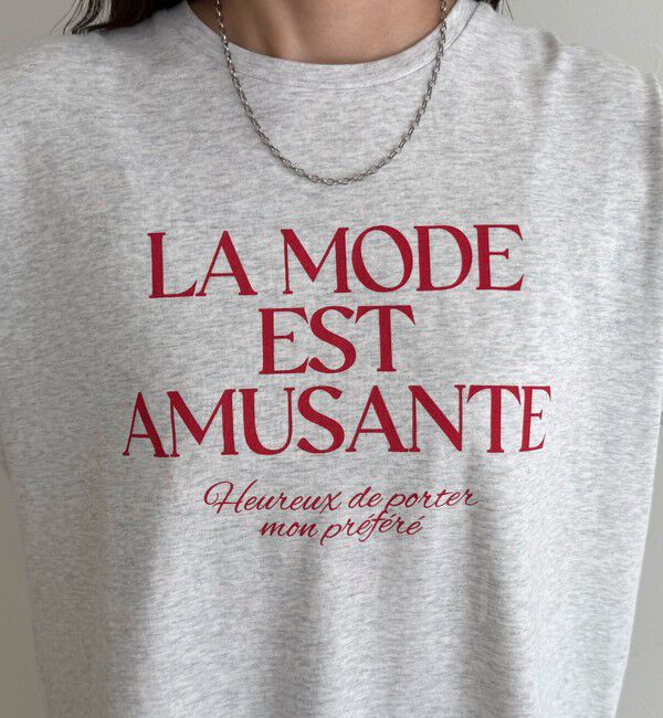 fredy emue「ロゴプリントロンTシャツ」|Tシャツ・カットソー|