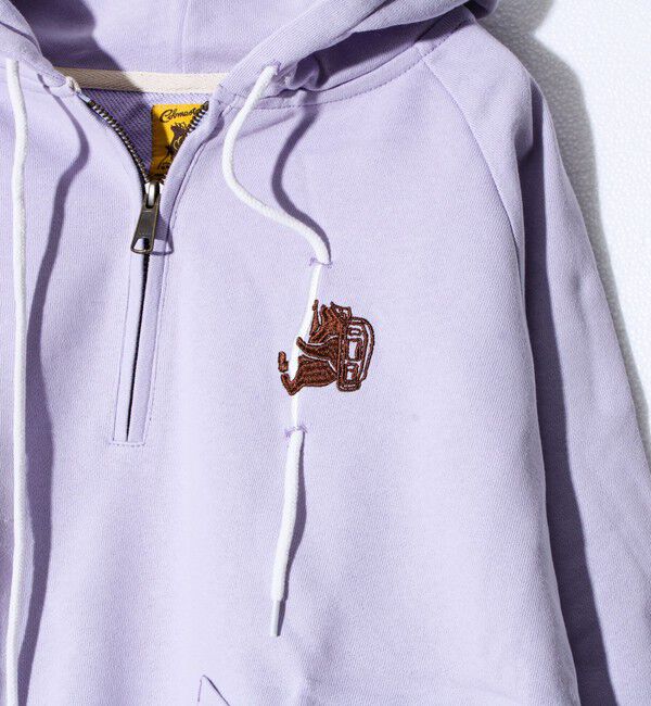 FREDY MAC「【COBMASTER/コブマスター】ギミック刺繍 裏毛ハーフジッププルオーバーパーカー」|パーカー|