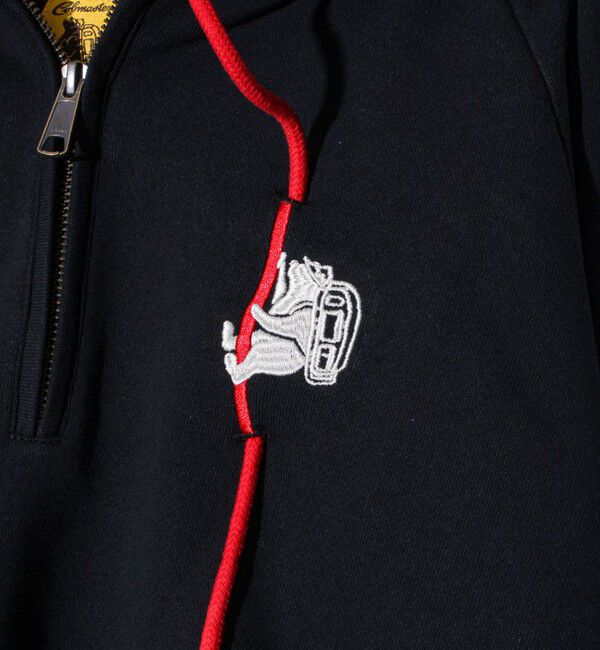 FREDY MAC「【COBMASTER/コブマスター】ギミック刺繍 裏毛ハーフジッププルオーバーパーカー」|パーカー|