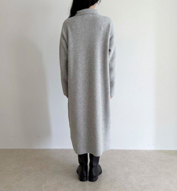 fredy emue「FR刺繍衿付きニットワンピース」|ワンピース|