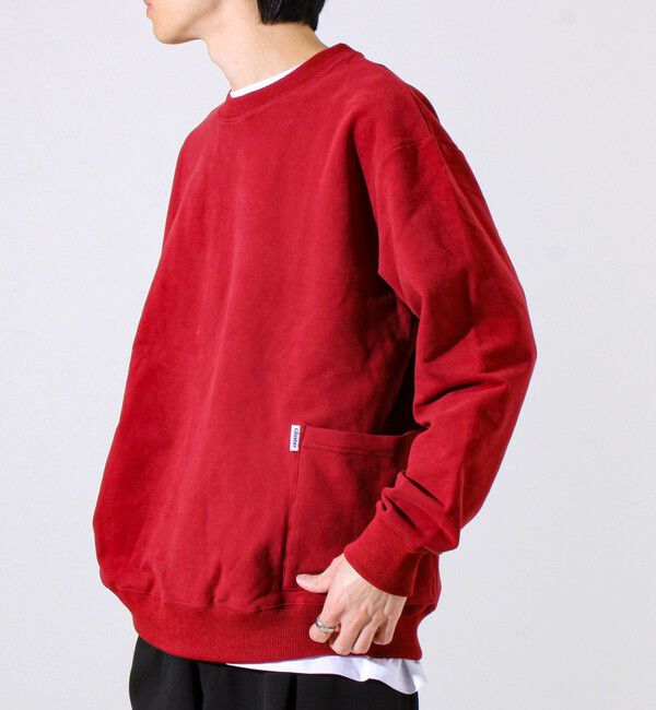 GLOSTER「【ディテールで差がつく】バックステッチサイドポケットスウェット」|スウェット・ジャージ|