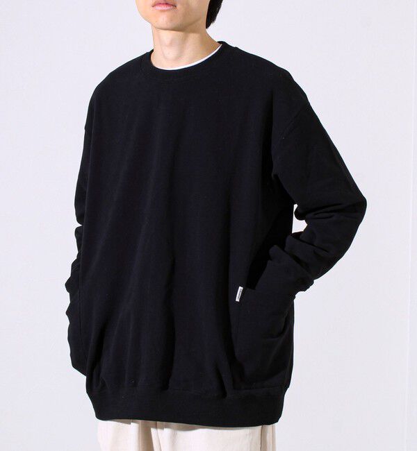 GLOSTER「【ディテールで差がつく】バックステッチサイドポケットスウェット」|スウェット・ジャージ|