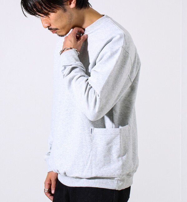 GLOSTER「【ディテールで差がつく】バックステッチサイドポケットスウェット」|スウェット・ジャージ|