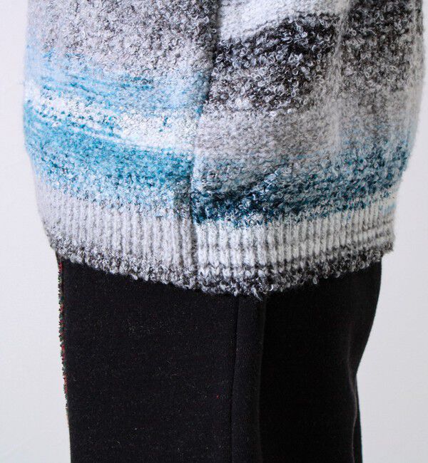 GLOSTER「【ふんわり立体感】グラデーションブークレプルオーバー」|ニット・セーター|