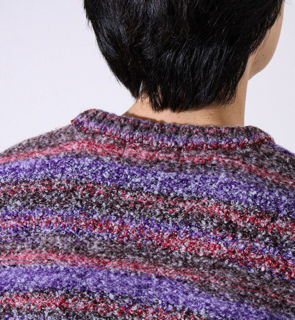 GLOSTER「【ふんわり立体感】グラデーションブークレプルオーバー」|ニット・セーター|