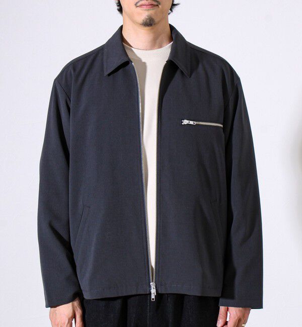 GLOSTER「【セットアップ対応】ウールライクジップジャケット」|ブルゾン・スタジャン|