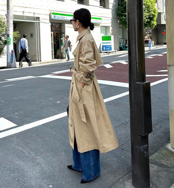 fredy emue「【発売のたびに即完売する大人気アイテム】袖ボリュームトレンチコート」|トレンチコート|