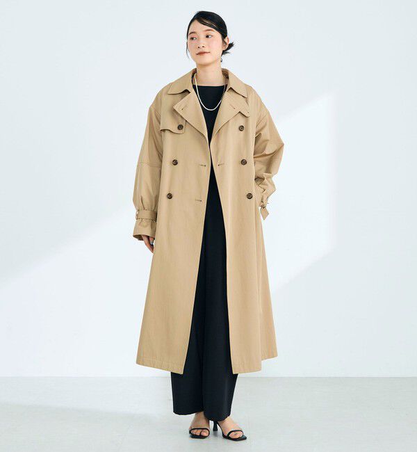 fredy emue「【発売のたびに即完売する大人気アイテム】袖ボリュームトレンチコート」|トレンチコート|