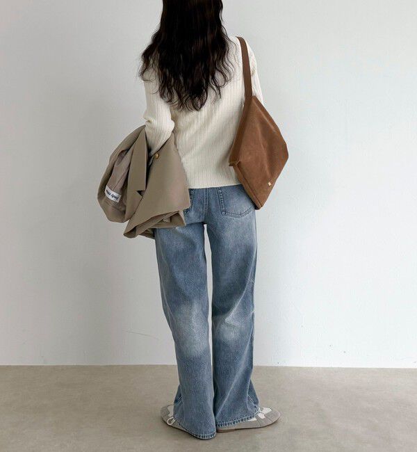 fredy emue「センタースリット衿付きプルオーバー」|ニット・セーター|