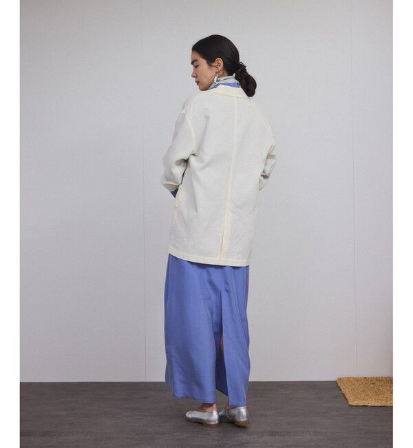 SALON adam et rope'「オーガニックコットンダブルガーゼジャケット［洗える］」|テーラードジャケット|