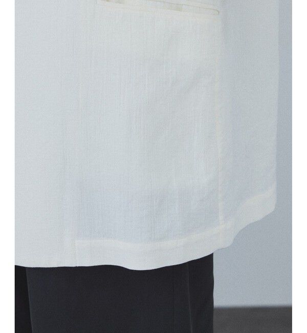 SALON adam et rope'「オーガニックコットンダブルガーゼジャケット［洗える］」|テーラードジャケット|