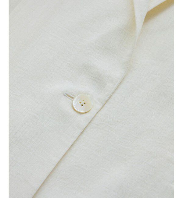 SALON adam et rope'「オーガニックコットンダブルガーゼジャケット［洗える］」|テーラードジャケット|