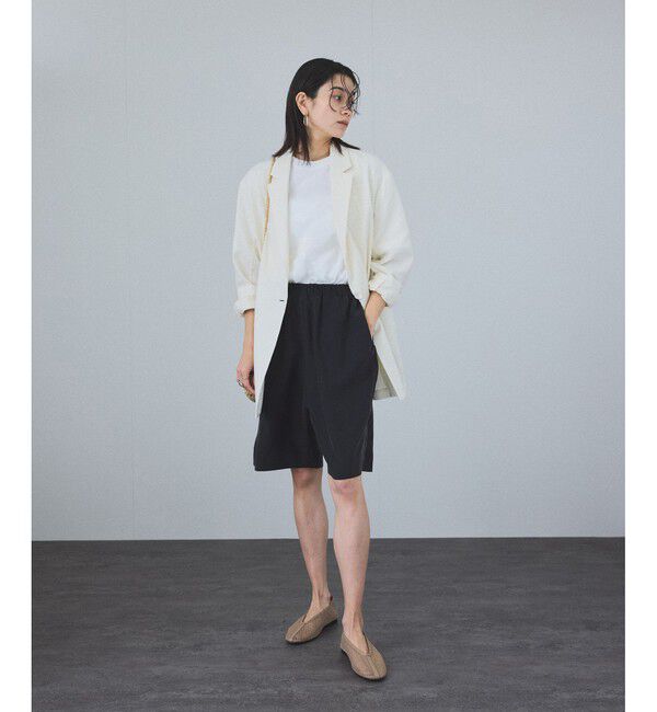 SALON adam et rope'「オーガニックコットンダブルガーゼジャケット［洗える］」|テーラードジャケット|