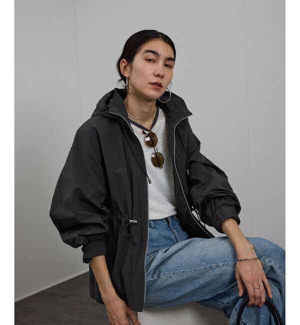 SALON adam et rope'「【WEB限定】2WAYリップストップフードブルゾン/スタンドカラーマウンテンパーカー［軽量］」|ブルゾン・スタジャン|スミクロ