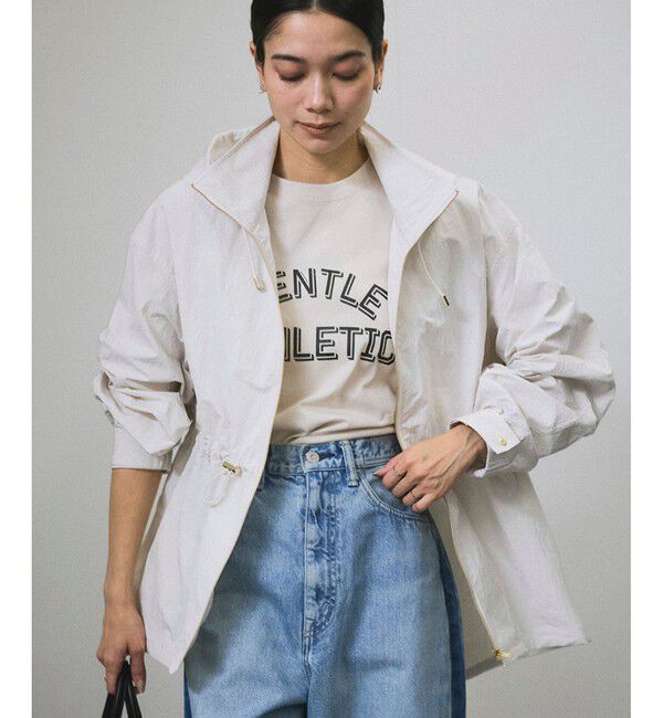 SALON adam et rope'「【WEB限定】2WAYリップストップフードブルゾン/スタンドカラーマウンテンパーカー［軽量］」|ブルゾン・スタジャン|