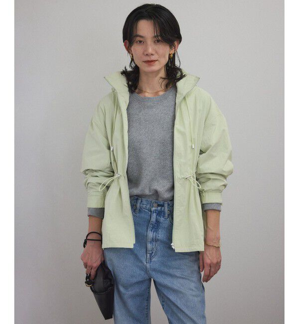 SALON adam et rope'「【WEB限定】2WAYリップストップフードブルゾン/スタンドカラーマウンテンパーカー［軽量］」|ブルゾン・スタジャン|