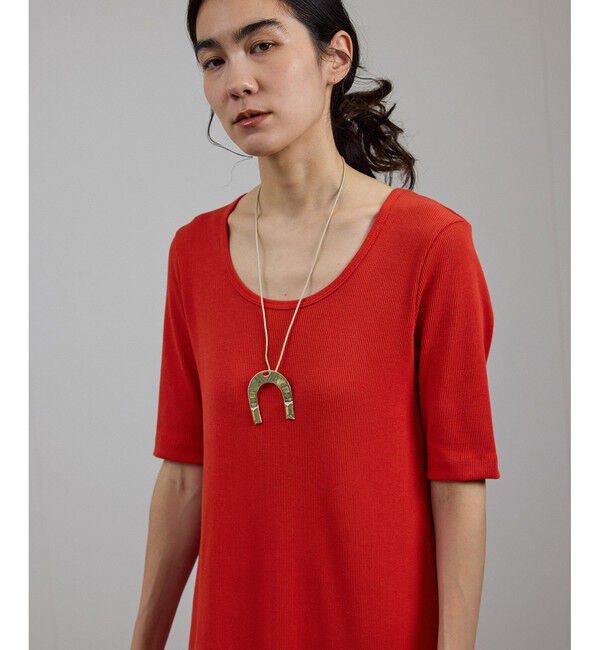 SALON adam et rope'「［UVケア］プリマベールファームリーリブワンピース」|ワンピース|