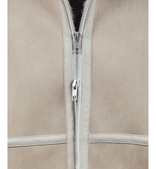 SALON adam et rope'「【WEB限定】フェイクムートンショートコート」|その他|