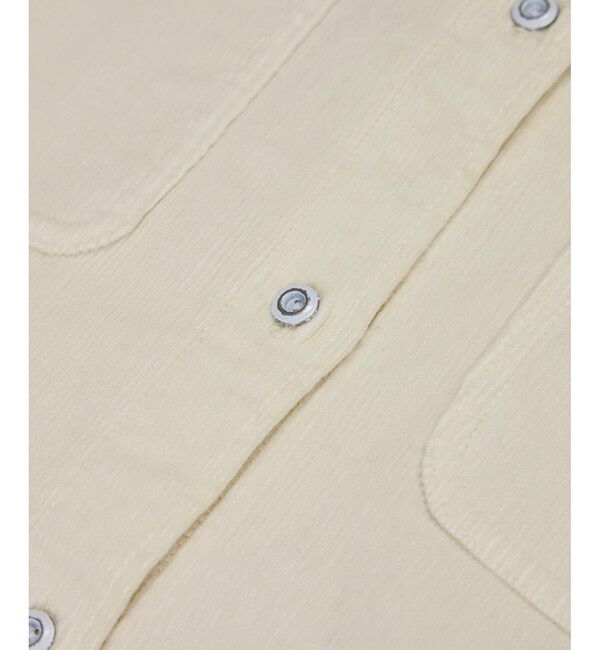 ROPE「【Healthy denim(ヘルシーデニム）】一部別注Almondコーデュロイビッグシャツ/イージーケア」|シャツ・ブラウス|