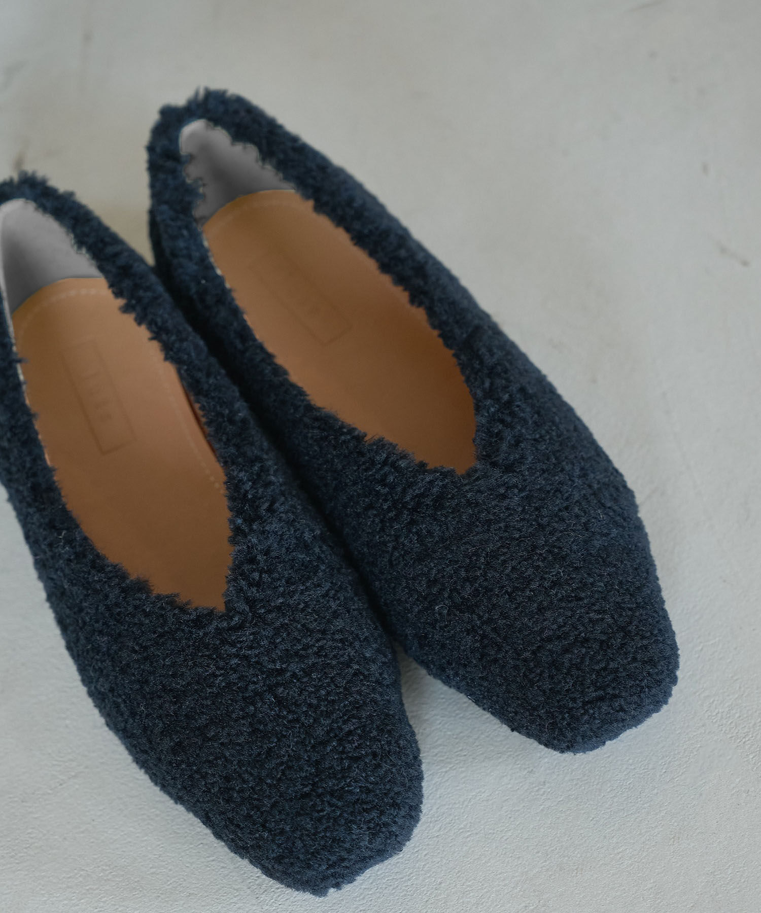 Juze「ボアフラットパンプス」|バレエシューズ|