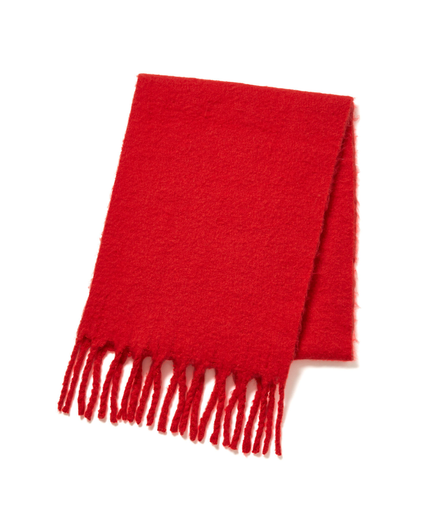 VIS「【リサイクルポリ】ふわふわ太フリンジマフラー」|マフラー|